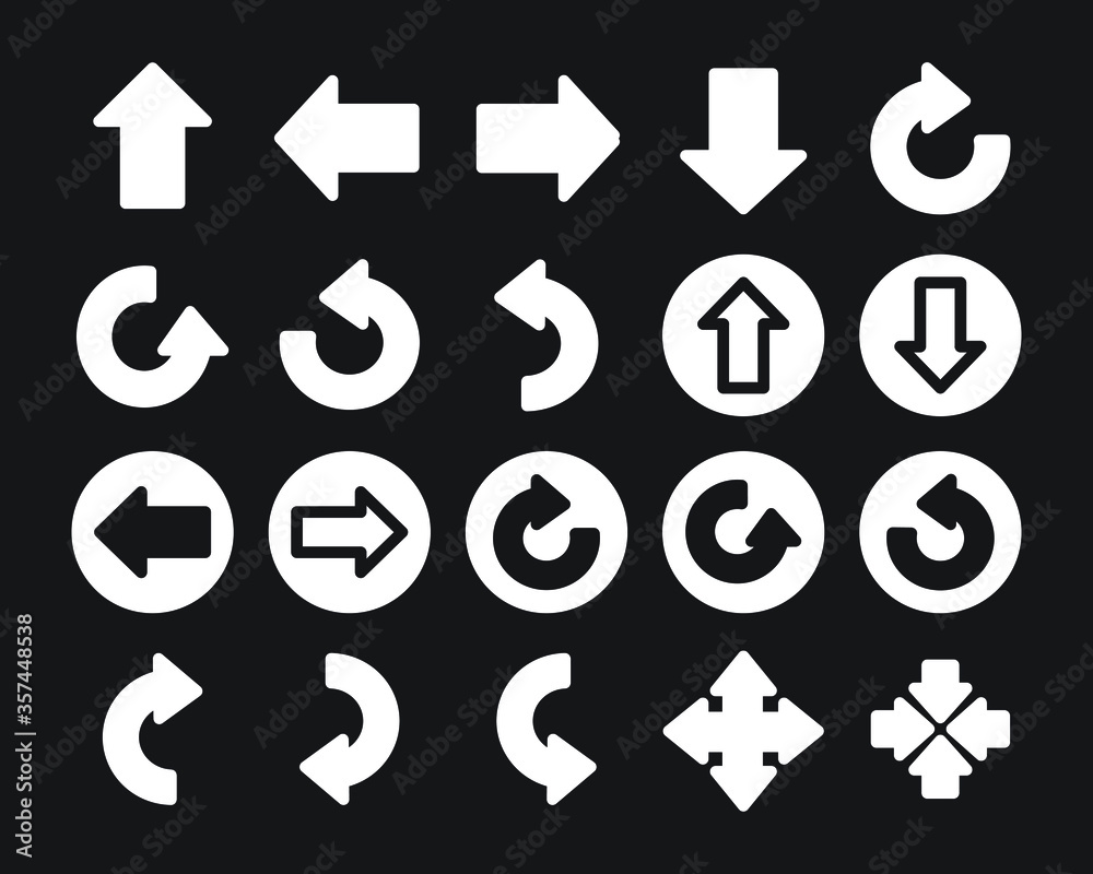 Media Icon Arrow 3 with black background Media Icon Arrow 3 with black background