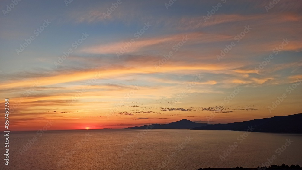 Fototapeta premium Amazing sunset - Italy