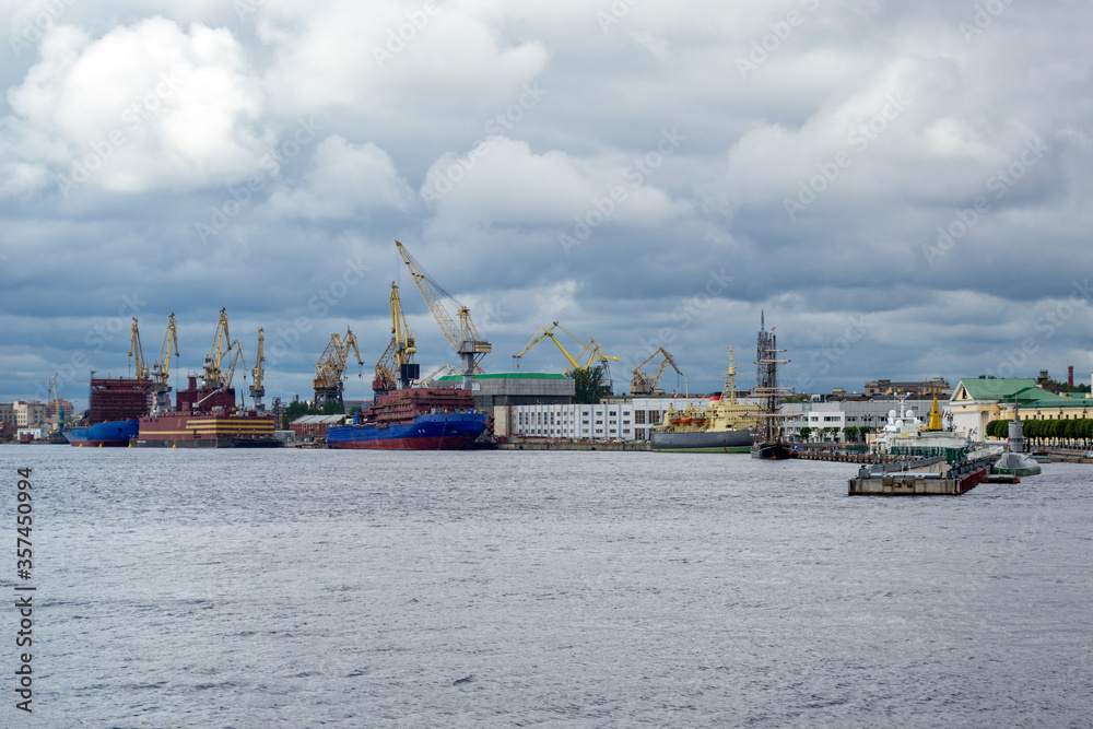 Port on Vasilyevsky Island