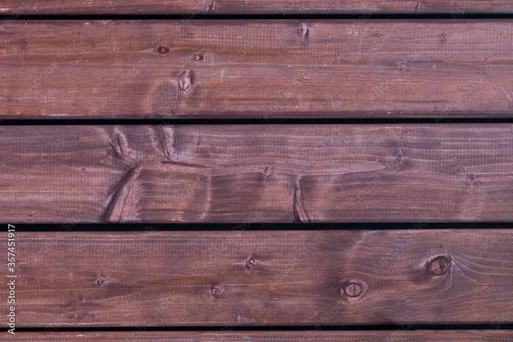 Background made of dark old-fashioned piece of wood. Unpainted blank background with horizontal stripes with copy space. Background made of dark old-fashioned piece of wood. Unpainted blank background with horizontal stripes with copy space.