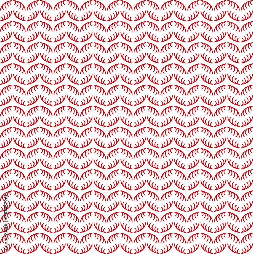 striped geometric pattern vector design. seamless red color vector background.