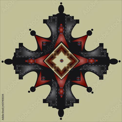 abstract floral pattern