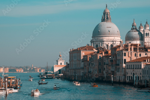 Panoramic view of Basilica di Santa Maria della Salute, Venice