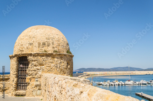 Garitta Reale and Port of Alghero (Sardinia, Italy).