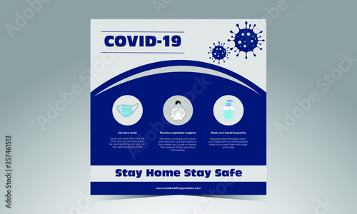Social Media Post For Corona Virus 