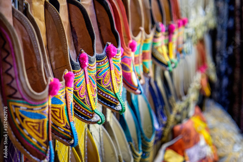 Shoes for sale in middle eastern market
