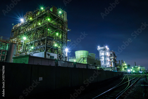 神奈川県川崎の工場夜景
