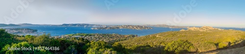 Fototapeta Naklejka Na Ścianę i Meble -  Panorama of the Maddalena of La Archipelago (Sardinia, Italy).