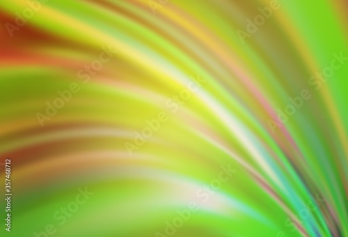 Light Green, Yellow vector blurred pattern.