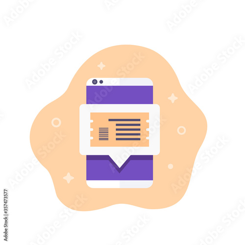 buy tickets online with mobile phone