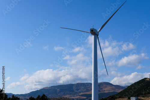 静岡県東伊豆の風力発電