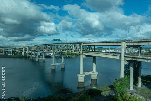 Portland water front and freeway