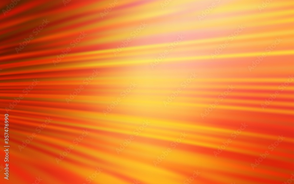 Obraz premium Light Red, Yellow vector texture with colored lines.