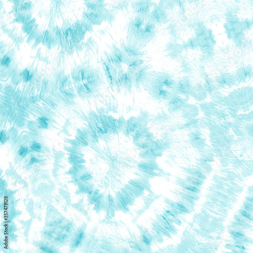 Mint Breeze Liquid Color Design. Ink Splash Paint. Blueish Green Abstract Watercolor. Aquarelle Background. Minty Green Retro Tie Dye Texture. Sea Foam Faded Fabric. On White Background 