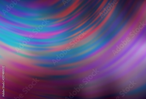 Dark Purple vector blurred background.