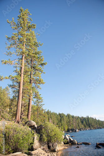 Golden hour at Lake Tahoe, California, USA