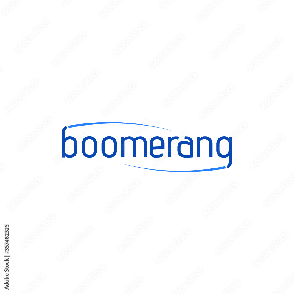 boomerang vector logo