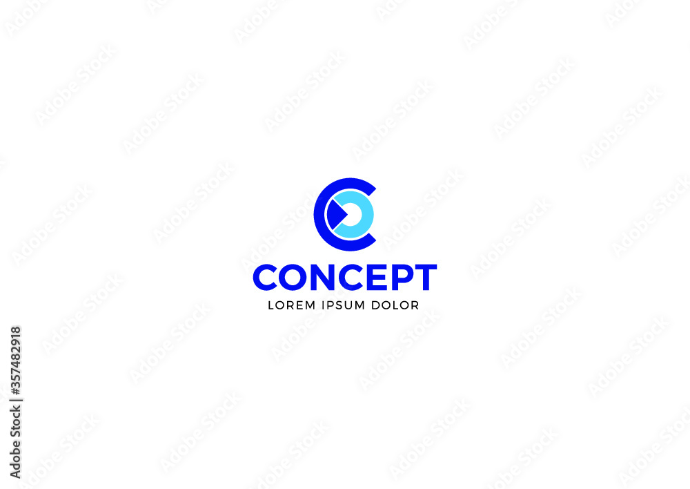 business logo design with letter C and O 