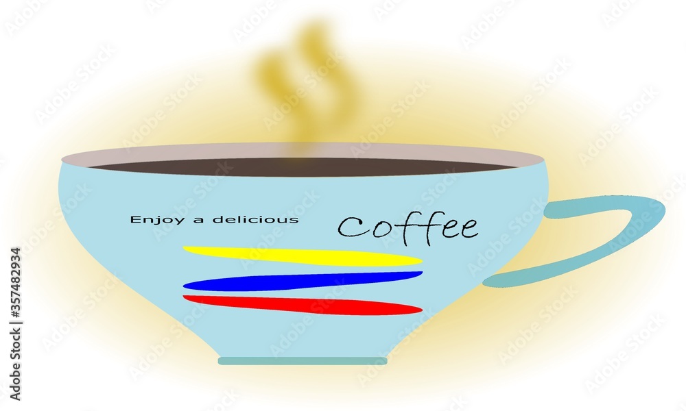 disfruta una deliciosa taza de café