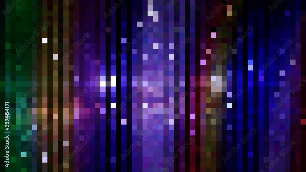Pixel LCD Screen, Retro Computer Animation Pixel Art Digital Screen ...