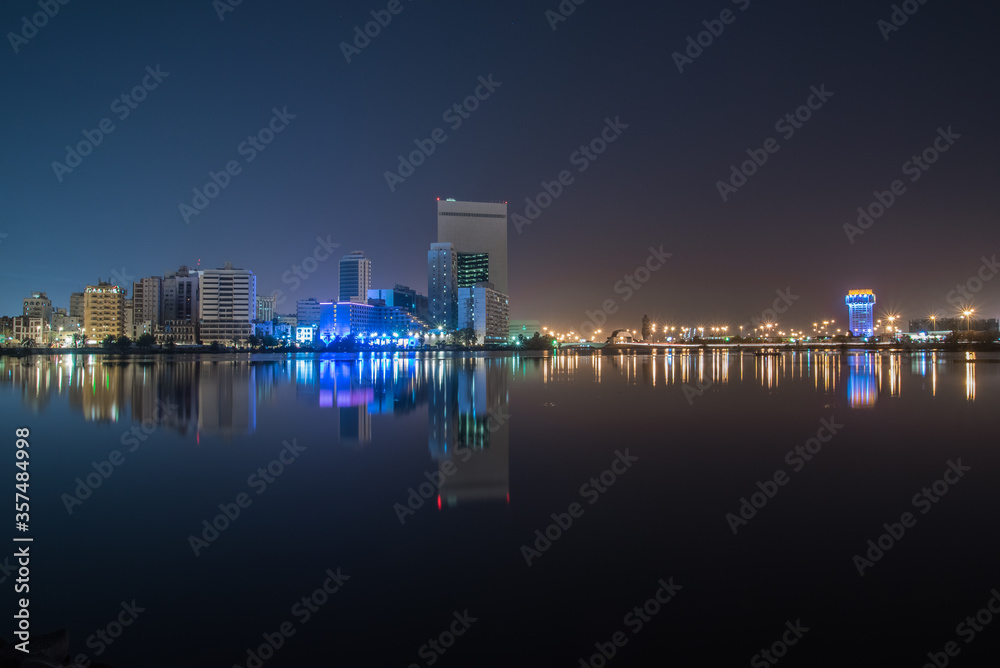 Jeddah City Center - Al Balad Night View, Jeddah Saudi Arabia