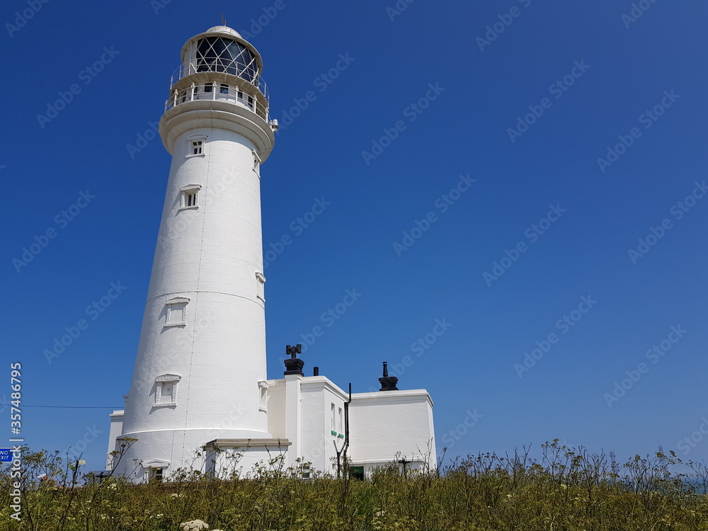 Flamborough Head Lighthouse is an active lighthouse located at Flamborough, East Riding of Yorkshire. England Flamborough Head Lighthouse is an active lighthouse located at Flamborough, East Riding of Yorkshire. England