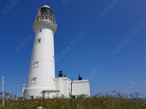 Flamborough Head Lighthouse is an active lighthouse located at Flamborough  East Riding of Yorkshire. England