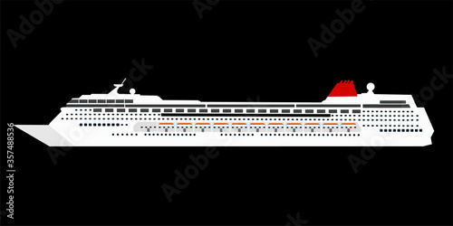 Cruise Ship Illustration