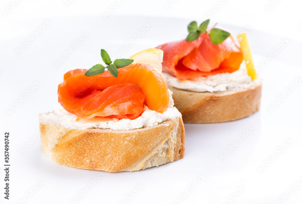 Mini salmon sandwiches Mini salmon sandwiches