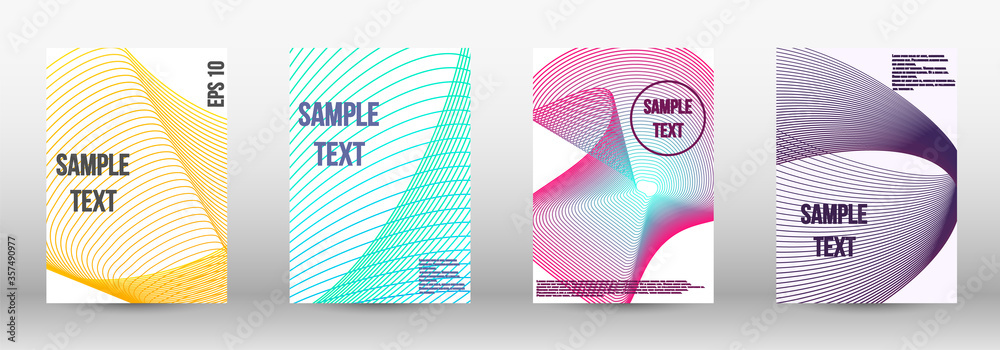 Geometric template with lines Geometric template with lines