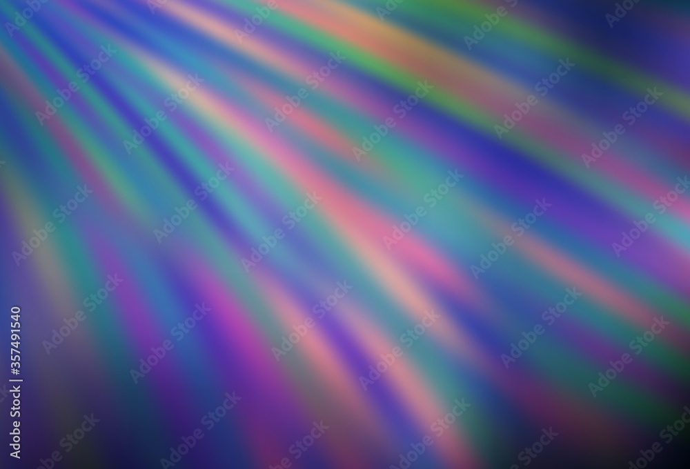Light Pink, Blue vector pattern with sharp lines.