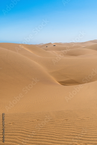 Desert trip on Walvis Bay dunes in Namibia