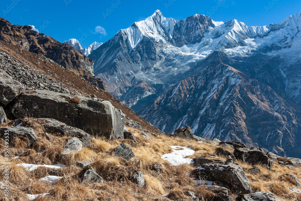 View from Annapurna base camp