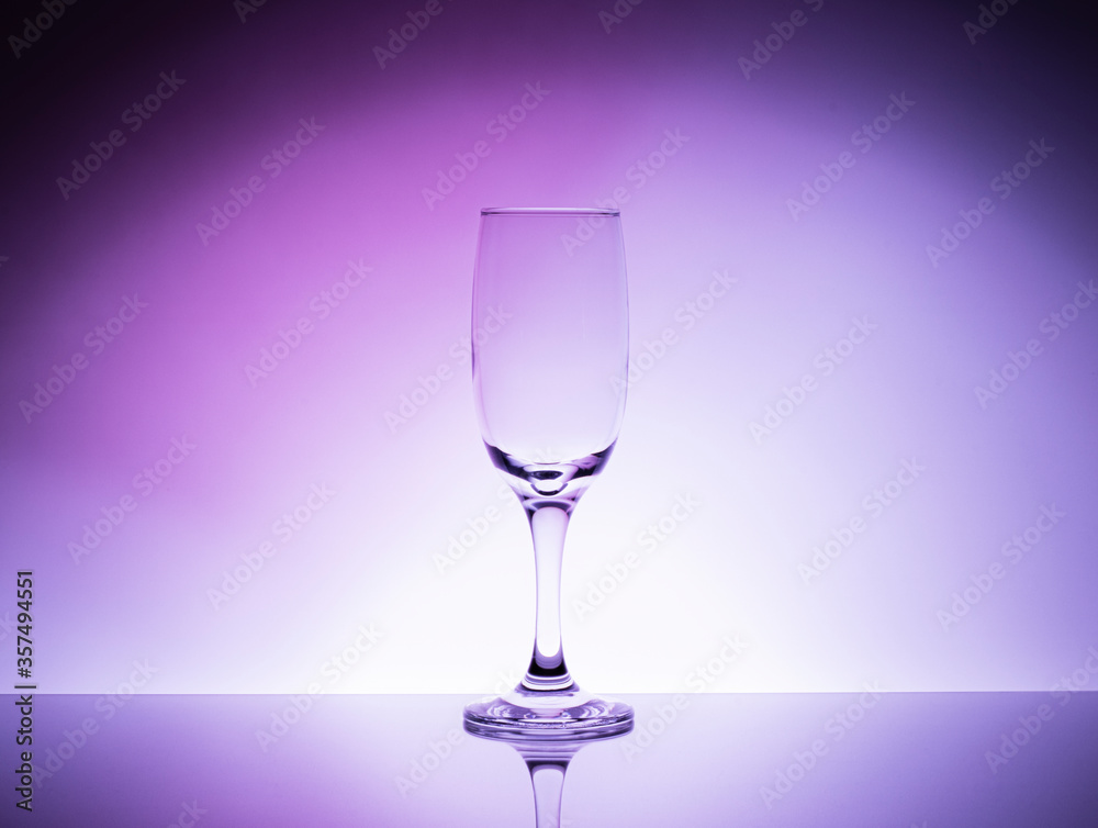 an empty wine glass with a beautiful background an empty wine glass with a beautiful background
