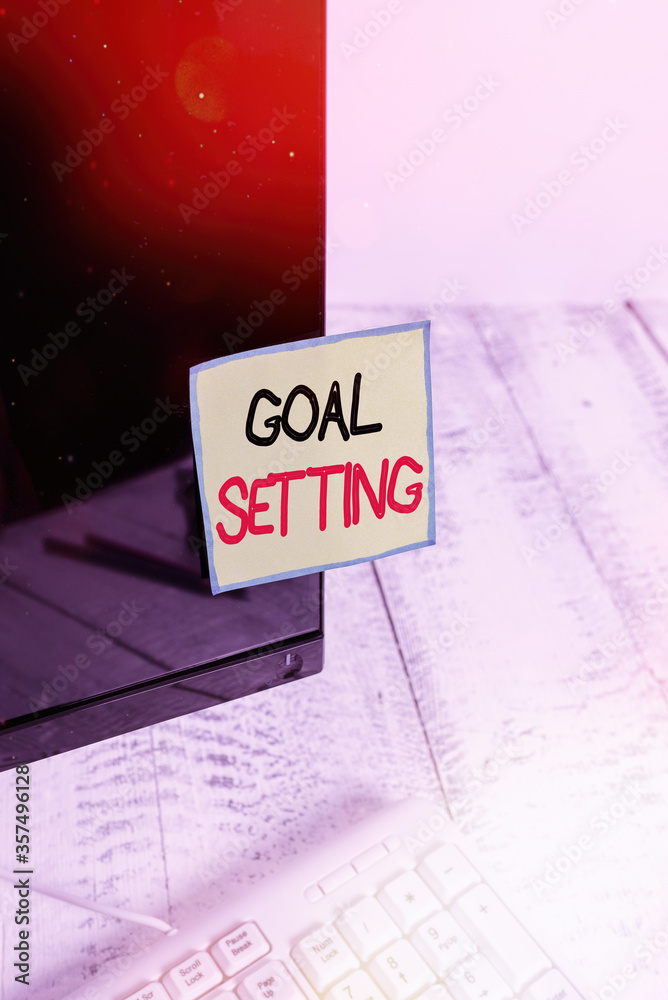 Handwriting text Goal Setting. Conceptual photo dream big motivational ...