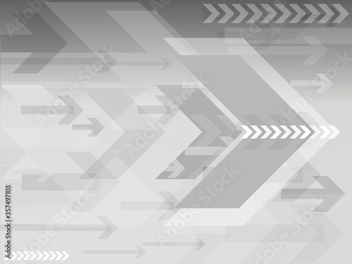 A background banner with a grey, gray, arrows . 