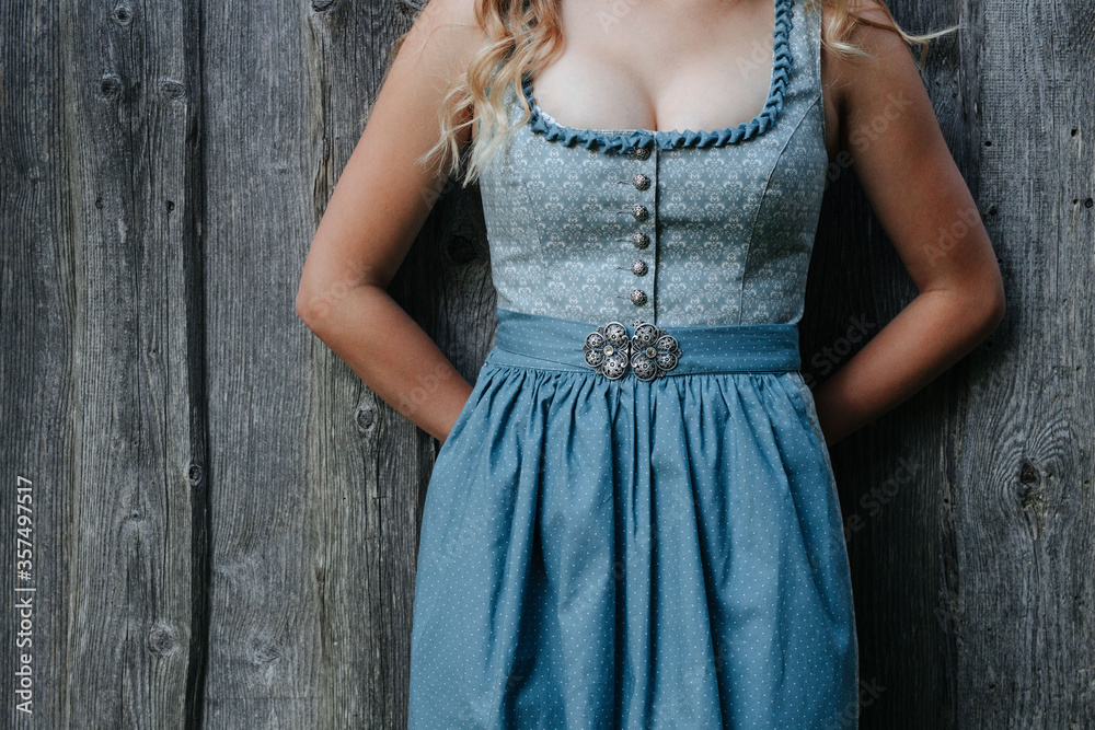 Fototapeta premium Traditional Bavarian dress called Dirndl