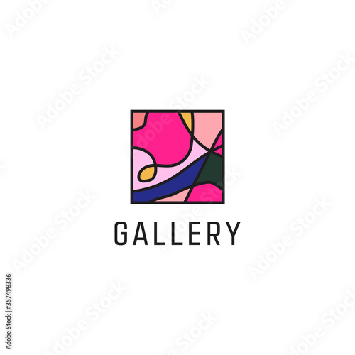 gallery furniture art template logo design inspiration. interior Premium Quality symbol icon vector illustration
