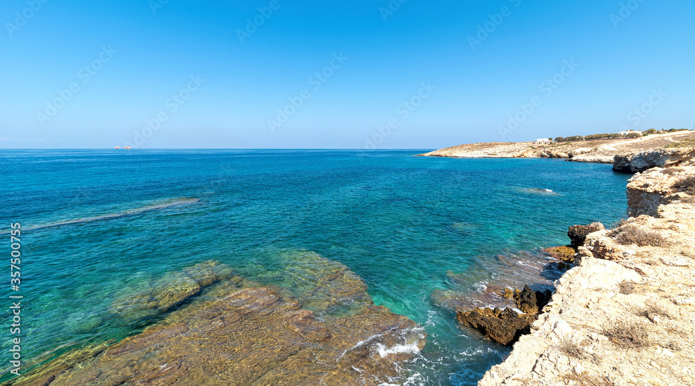 Marcello beach - Cyclades island - Aegean sea - Paroikia (Parikia) Paros - Greece