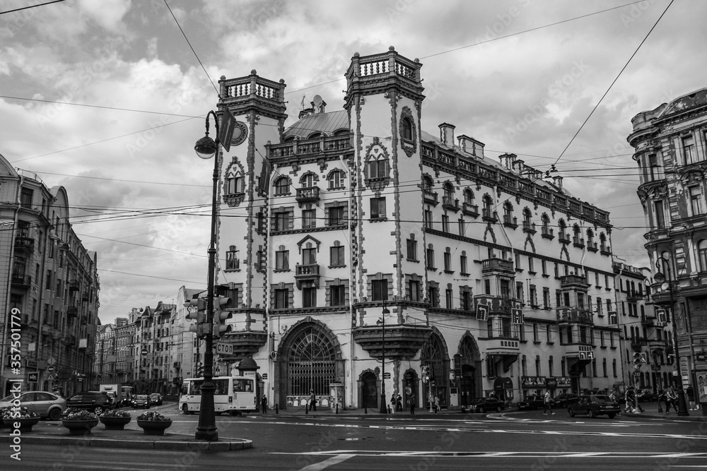 Saint Petersburg, Petrogradskaya storona, home to the towers