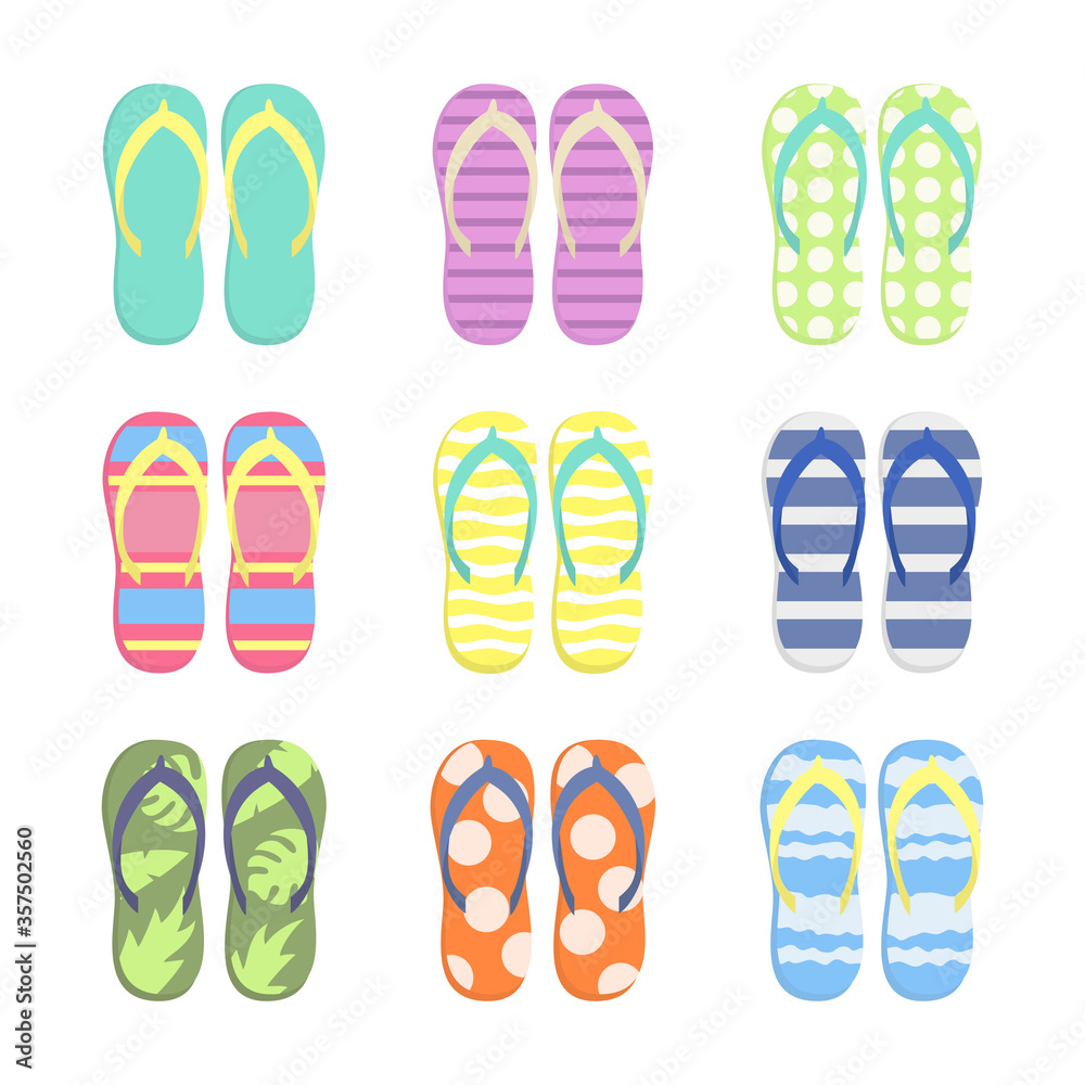 Fototapeta premium Colorfut set of cute slates.