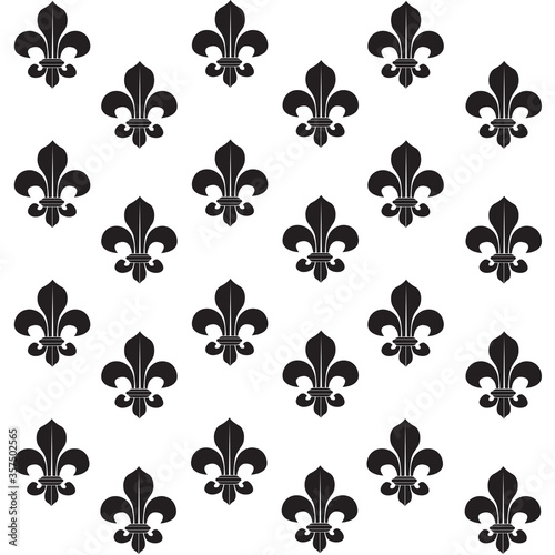 Fleur-de-lys seamless background background