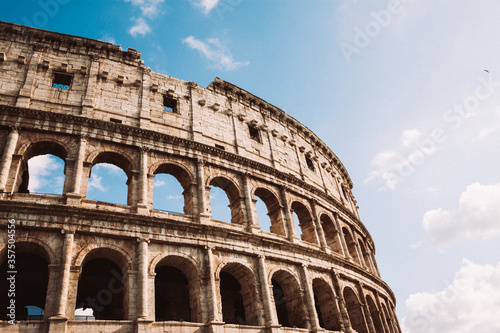 The Colosseum or Coliseum also known as the Flavian Amphitheatre  Rome  Italy