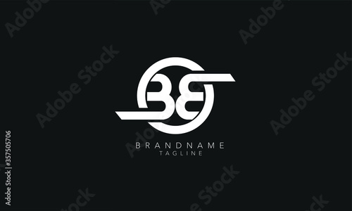 Alphabet letters Initials Monogram logo BB, B and B
