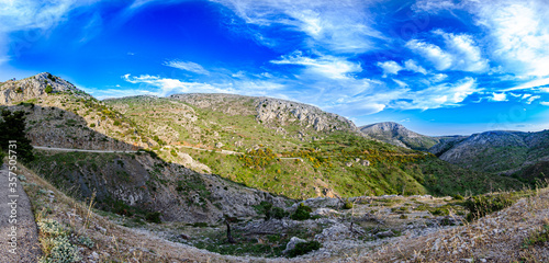 Athens Greece parnitha mount hdr landscape