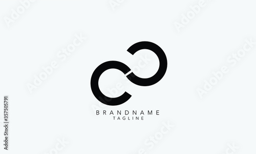 
Alphabet letters Initials Monogram logo CC, C and C
 photo