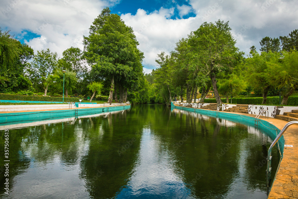 Natural pool in the river of Oleiros, Portugal Natural pool in the river of Oleiros, Portugal