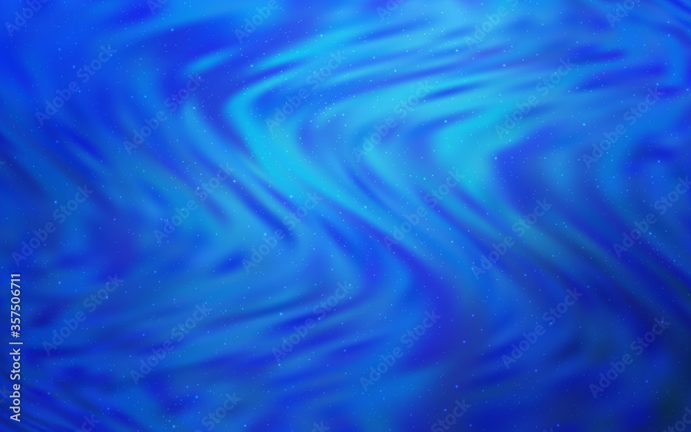 Light BLUE vector texture with milky way stars. Light BLUE vector texture with milky way stars.
