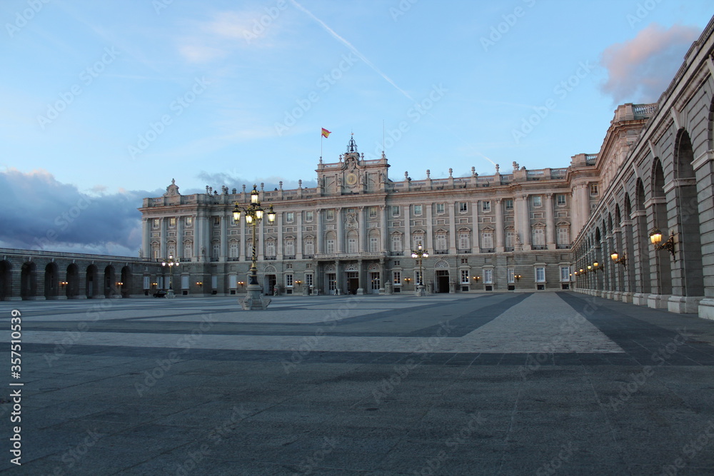 Royal Palace called Palazio Real in Madrid, Spain.
