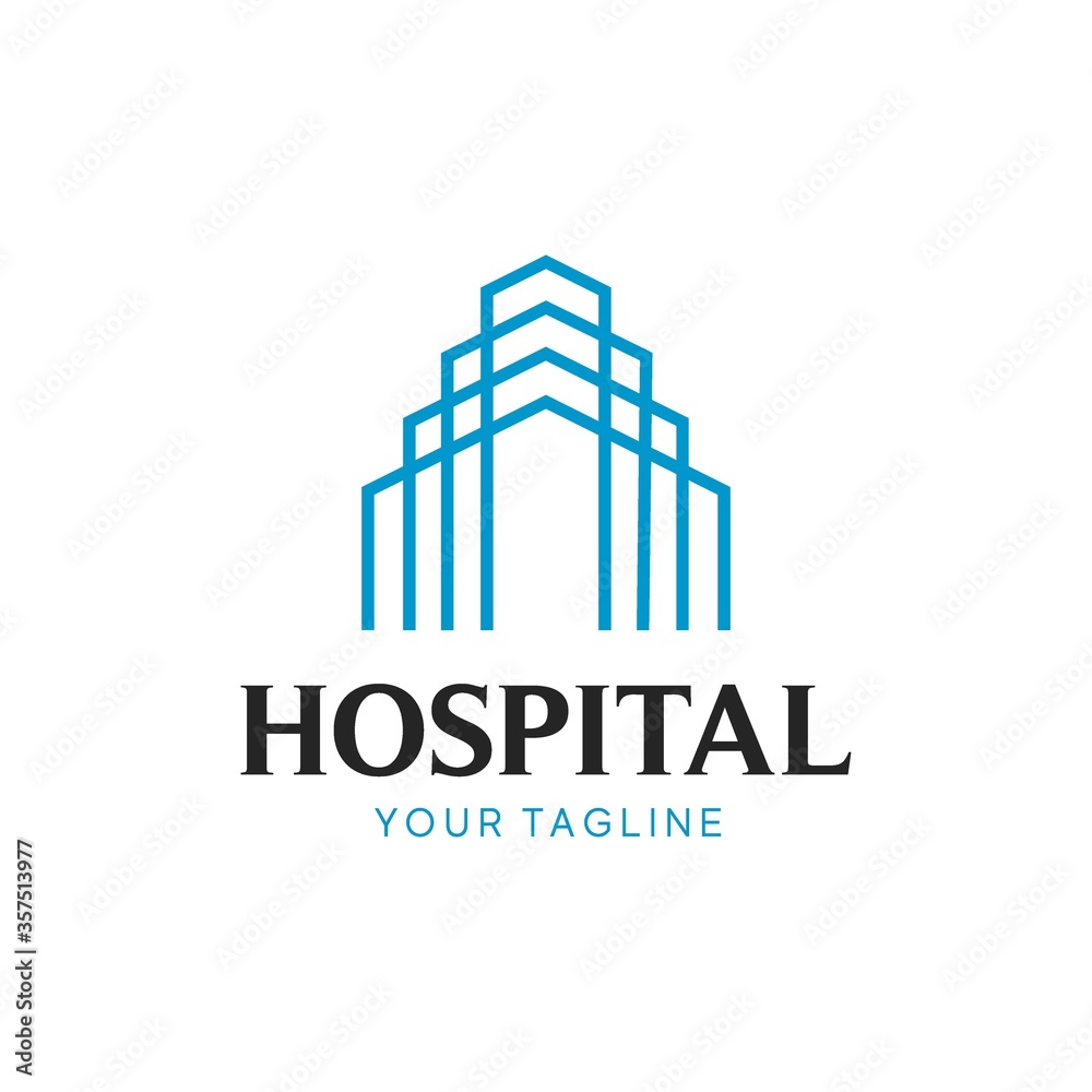 A cool and modern logo for medical companies